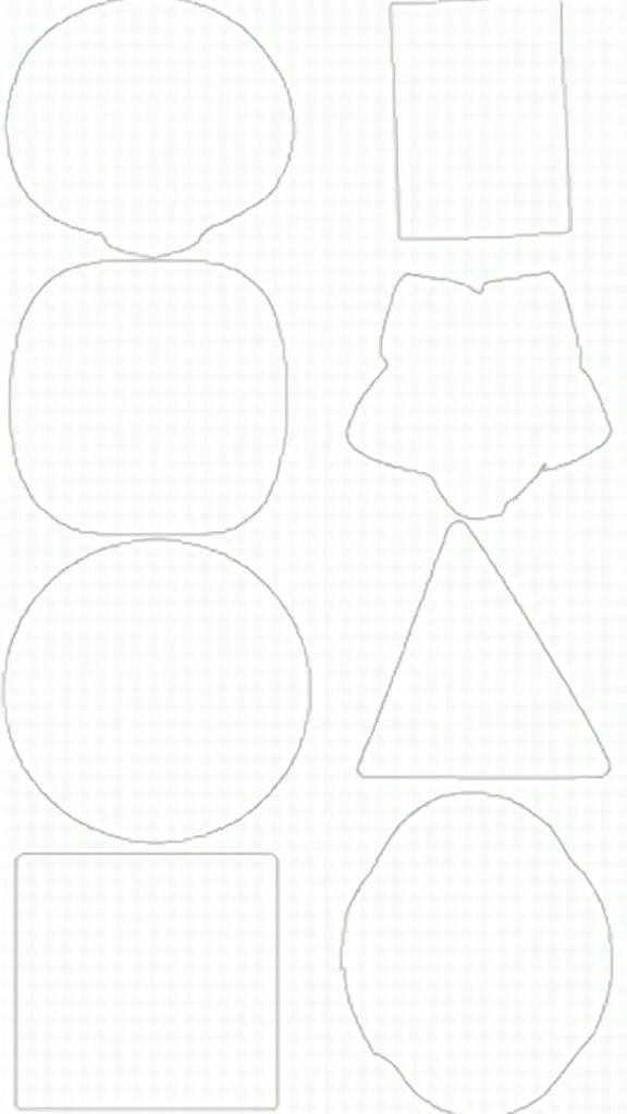 preschool coloring pages shapes